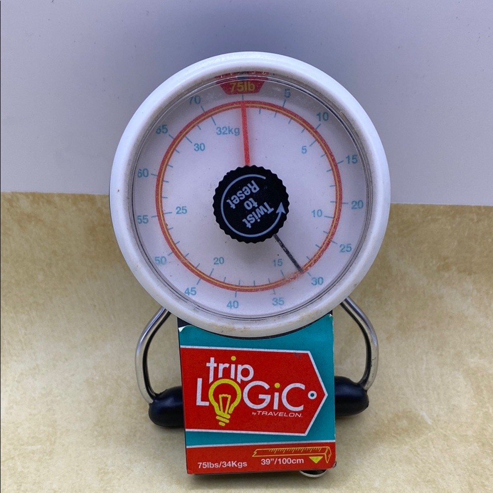 Travelon Trip Logic Analog Luggage Travel Scale With Tape Measure